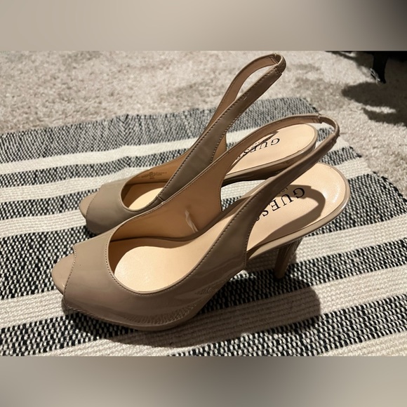Guess Peep Toe Heels Women’s size 8 - Picture 3 of 5